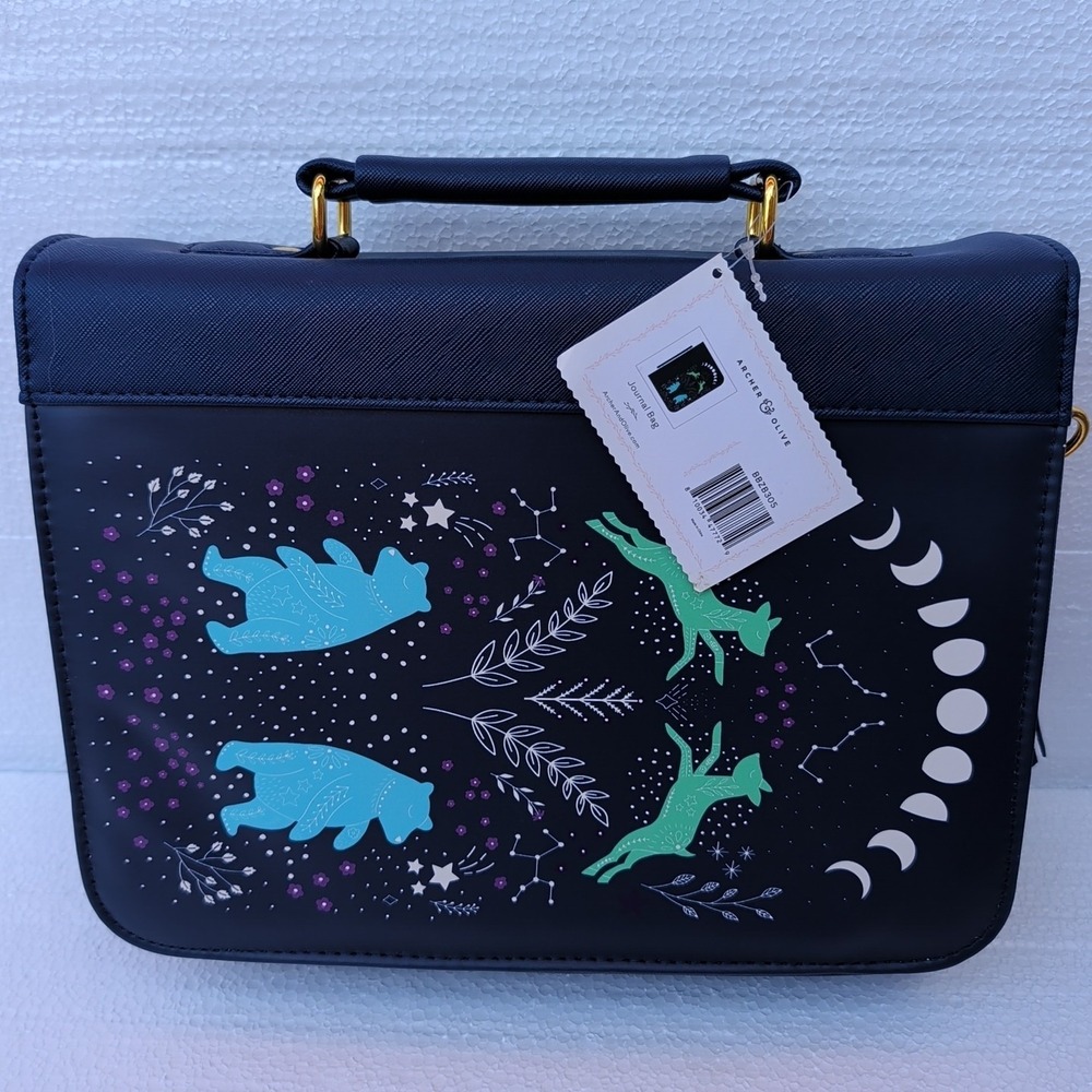 Archer & Olive Bullet Journal Bujo Moon & Stars Design – B5 Size Zip Around - Picture 2 of 10